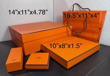 HERMÈS Set Empty Box Kelly