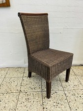 1X Esszimmerstuhl Stühle Modern Rattan Rattan natur Bambus  Hochlehner   Stabil