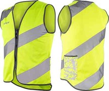 Sicherheitsweste WOWOW Reflexstreifen Tasche Erwachsene Fahrrad Gr. XXL Gelb 036