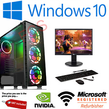 Fast Gaming PC Konvolut GÜNSTIG i3 i5 i7 2TB 16GB RAM GTX 1660 Windows 10 NEU
