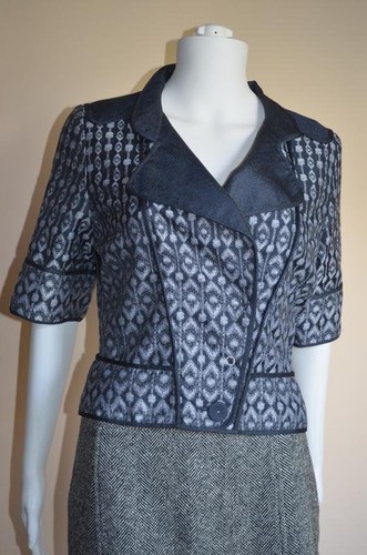Women escada blazer - silver, 38