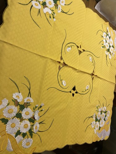 Tischdecke margeriten - tischdecke,