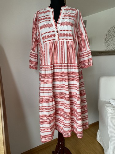 Cream skandi kleid - skandi, ikat