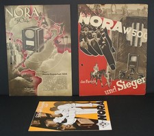 6 Werbeblätter "NORA-Radio"
