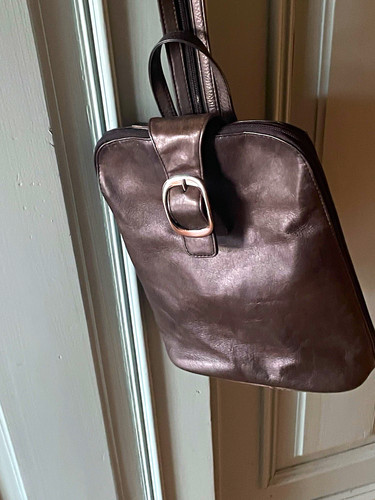 Kleiner leder rucksack - kleiner, /