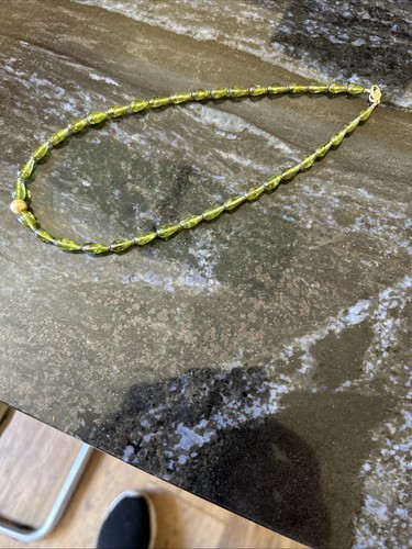 Peridot halskette 925er - peridot, halskette,