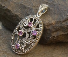 Pendant 925 Silver Amethyst