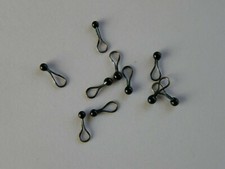 10 Glasaugen 2 mm in schwarz