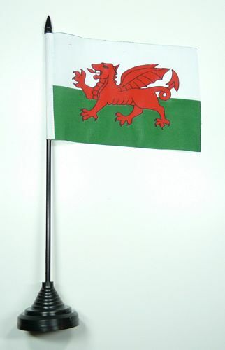 Tischfahne wales 15 - tischfahne,