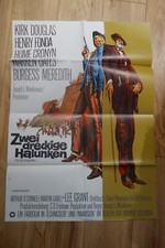 Altes Plakat A1 Kino Film ZWEI DRECKIGE HALUNKEN Kirk Douglas Henry Fonda