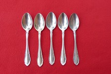 Kaffeelöffel 800 Silber Modell Seckenrand Gebrüder Reiner Halbmond Krone