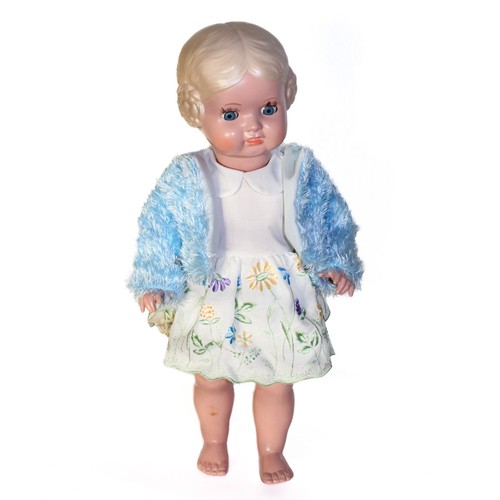 Vintage puppe bärbel - puppe,