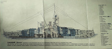 Querschnitt des Kriegsschiff