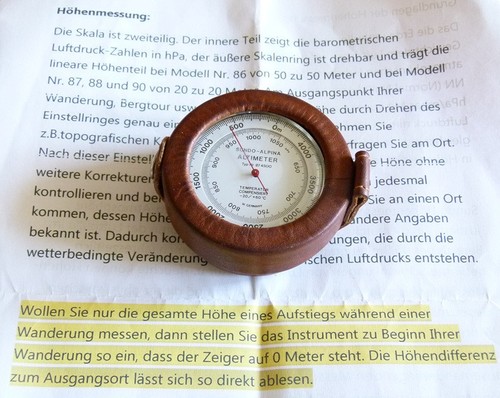 Sundo alpina altimeter - alpina,