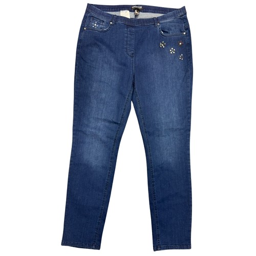 Mocca damen jeans - mocca, gerade