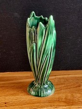 Vintage SylvaC England Hyazinthe grün Art Deco Knospen Vase 2321