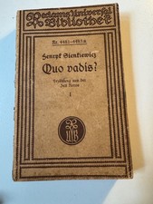 Reclam UB Nr. 4481-83a & 4484-86a - Sienkiewicz - Quo vadis? I und II
