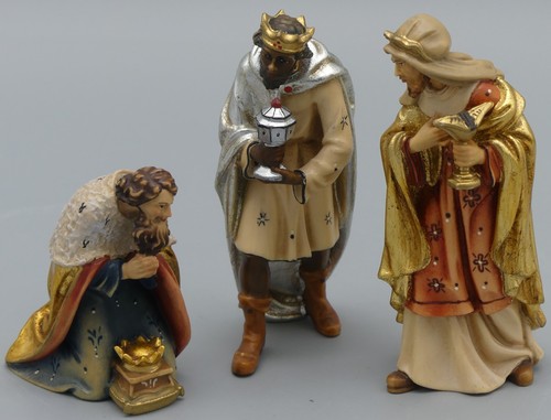 Krippenfigur krippe heilige - 3x,
