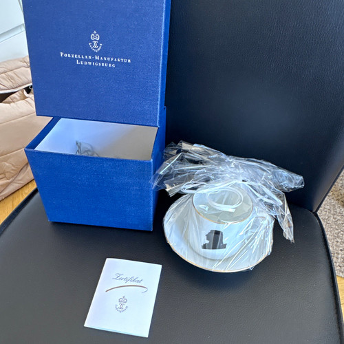 Ludwigsburg tasse untertasse - &,