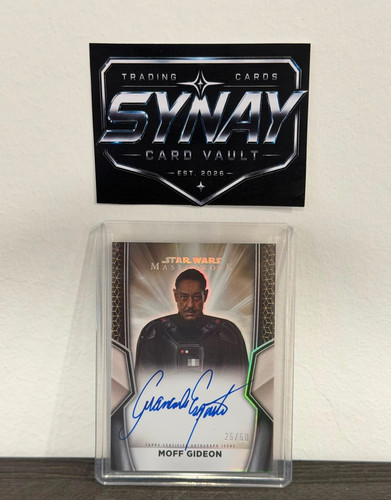 Moff gideon auto card 50 - gideon,
