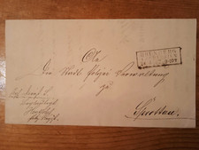 GRÜNBERG Schlesien ALTBRIEF