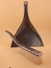 WMF Tischkehr-Set, Ikora, versilbert, Kehrblech, Vintage