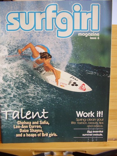 Rare surfing magazine surfgirl - magazine,