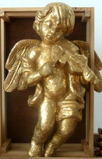 Vintage goldener Engel mit