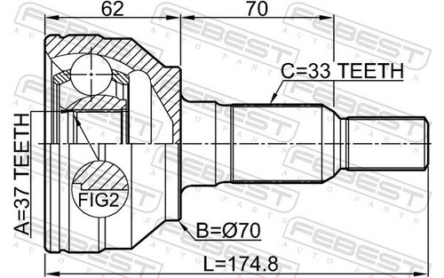 Febest wellendichtring - febest,