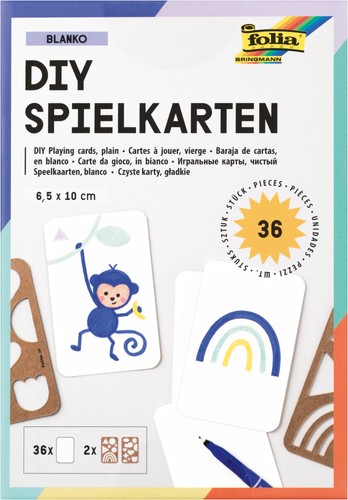 Folia blanko spielkarten set - blanko,
