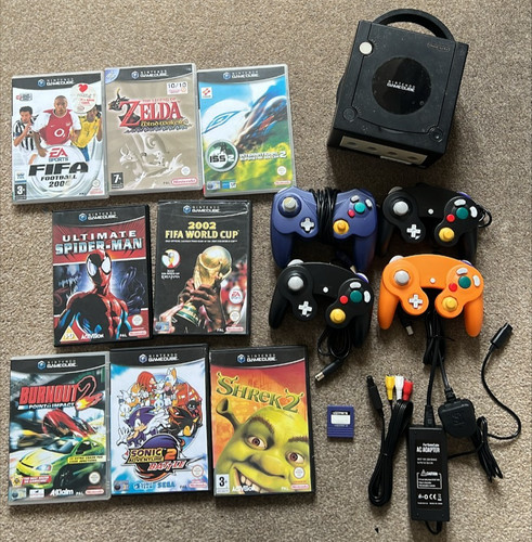 Gamecube konsole alle kabel - gamecube,