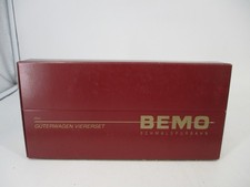 Bemo H0m 7484 100 Güterwagen Viererset Rungenwagen in OVP