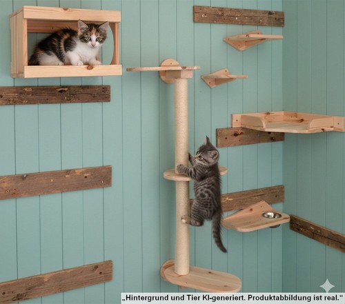Katzen kletterpark 6teilig - katzen,