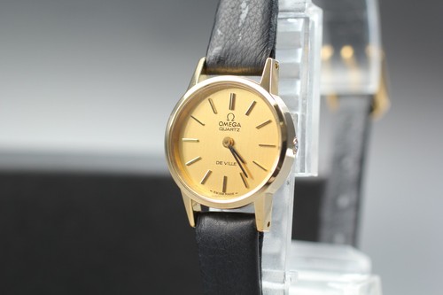 Omega ville gold dial - omega,