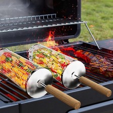 Rollbarer Grillkorb
