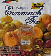 Bringmann folia 303 Einmach-Fix Zellglas 1 x 3 Bogen 60x33 cm incl. Etiketten