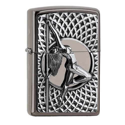 Zippo black ice dance - ice, girl