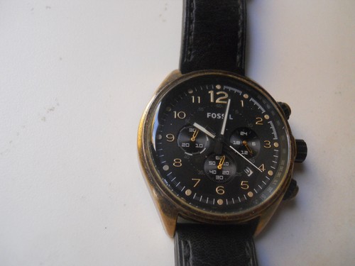 Fossil men chronograph black - men,