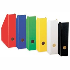 LANDRE Stehsammler Pappe A4 schmal breit gelb rot blau schwarz [wählbar]