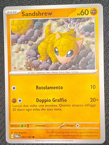 Sandshrew 097 167 - -, 097/167