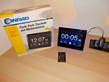 Wetterstation Funk mit Außensensor mit Farbdisplay