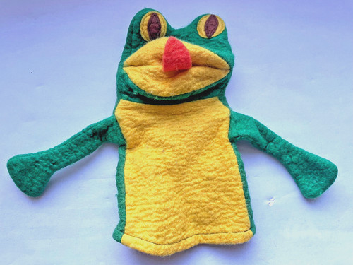 Ddr handpuppe frosch - ddr, frosch,
