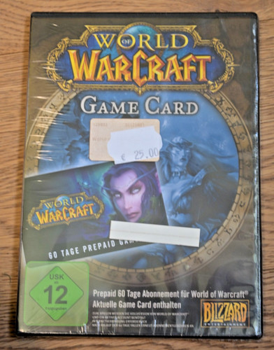 World warcraft game card - game,