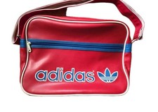 Adidas Retro Umhängetasche Rot Blau Maße 40 x 28 x 12 cm