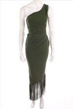 asos Abendkleid One-Shoulder XXS grün