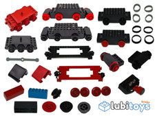 Lego® Eisenbahn 12V TRAIN Motor Triebwagen Lok Zubehör Achsen Stromabnehmer bb00