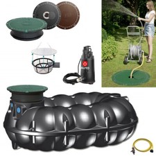 NEO Flachtank Automatik-Anlage Zisterne Regenwassertank 5000 L inkl. Entladung