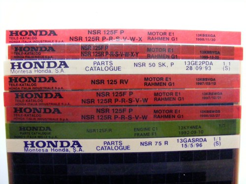 Honda nsr50 nst75 nsr125 - honda,