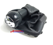 Peugeot 207 307 308 406 CC Schaltknauf Schaltsack Schalmanschette Chrom Leder