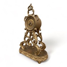 Biedermeier Empire Pendule Tischuhr Kaminuhr Fadenaufhängung um 1830 selten